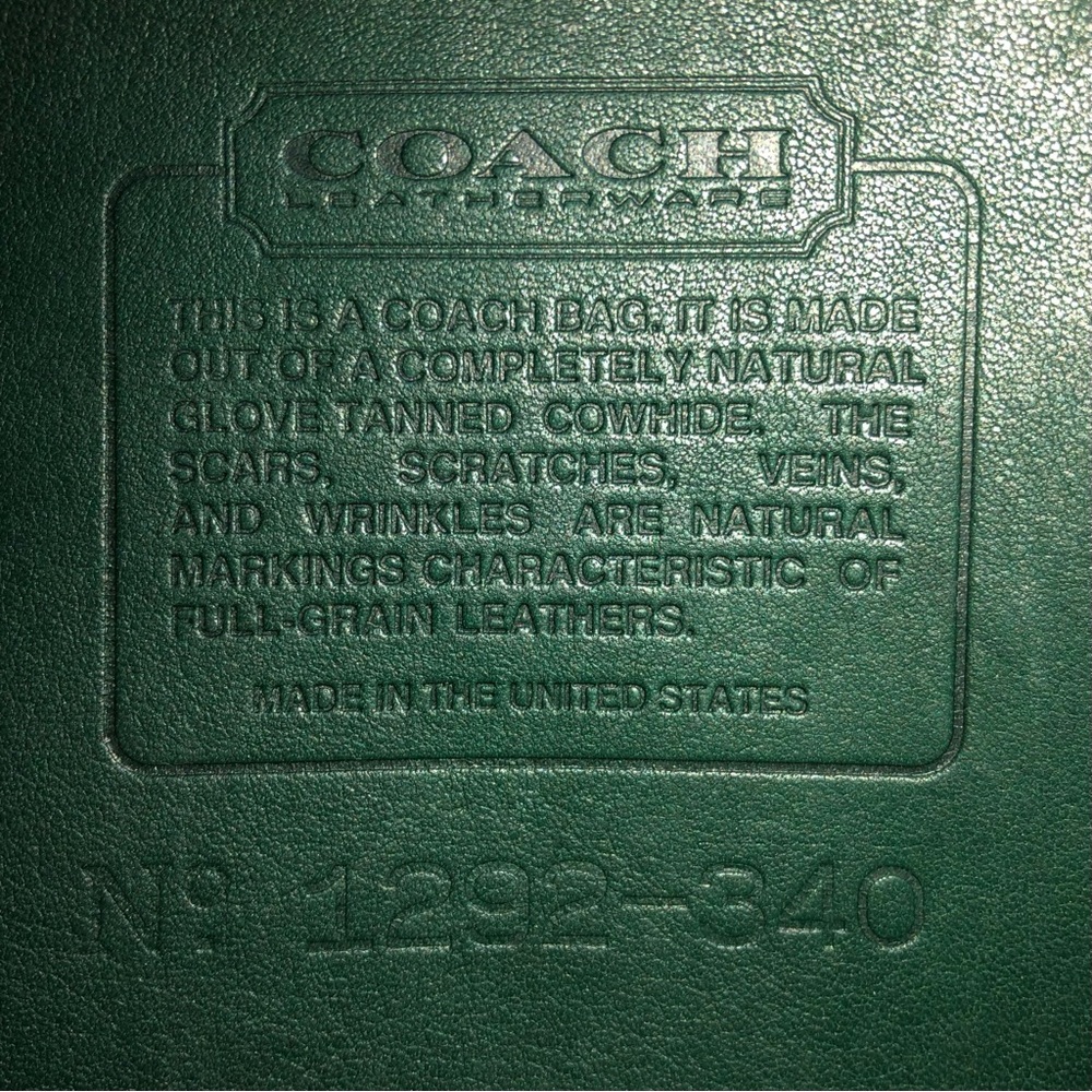 COACH WILLIS Bottle Green Top Handle Crossbody Shoulder Bag USA 9927 COA - Picture 5 of 17